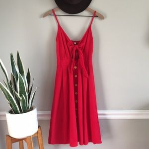 ✨Red Flowy Dress✨